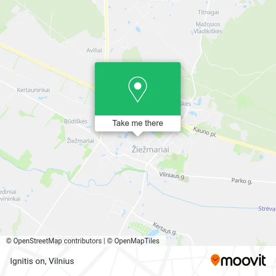 Ignitis on map