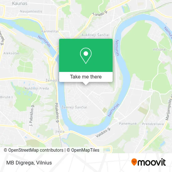 MB Digrega map