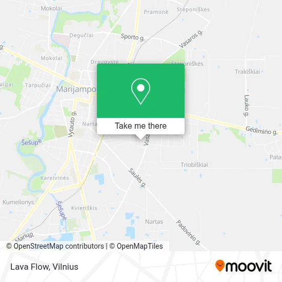 Lava Flow map