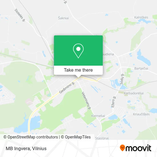 MB Ingvera map