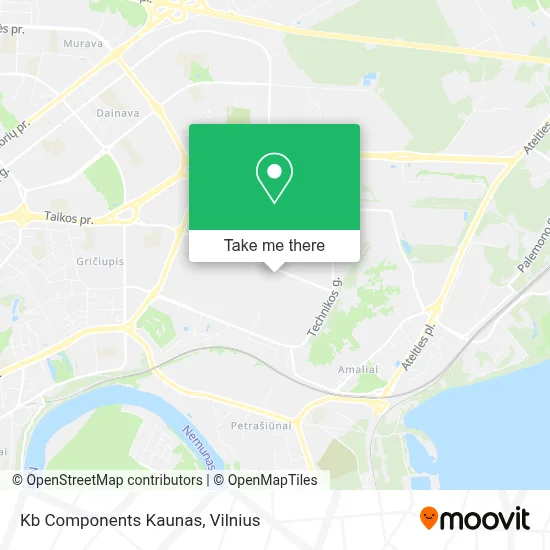 Kb Components Kaunas map