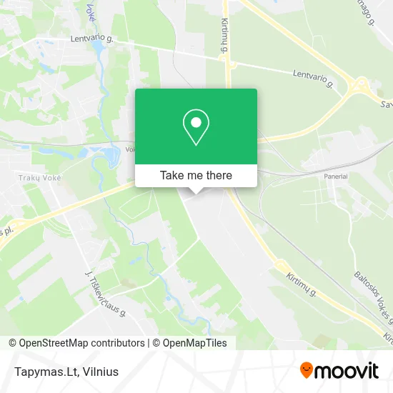 Tapymas.Lt map