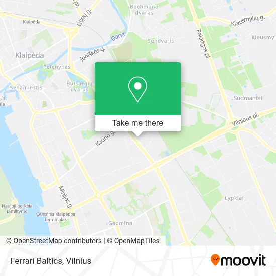 Ferrari Baltics map