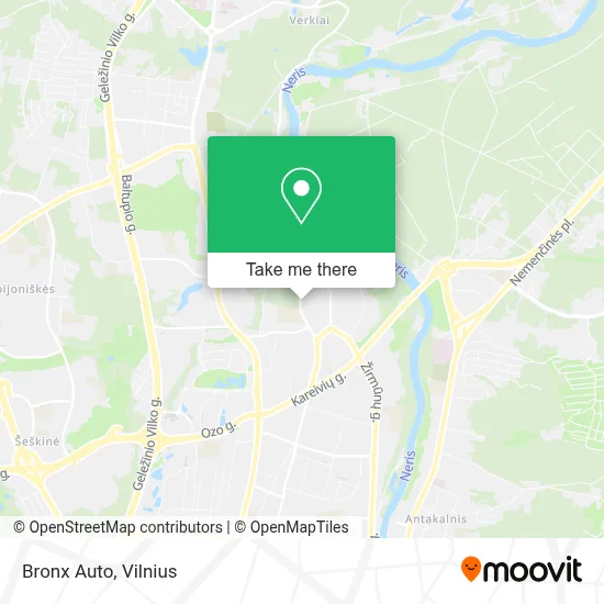Bronx Auto map