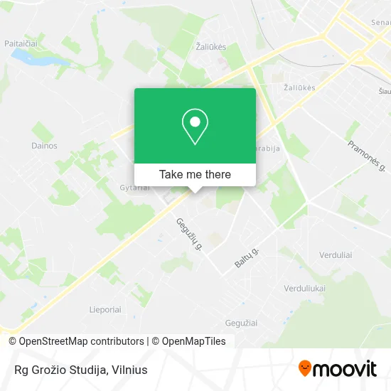 Rg Grožio Studija map