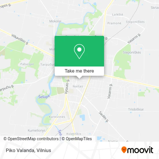 Piko Valanda map