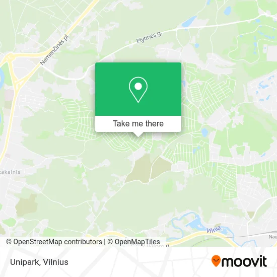 Unipark map