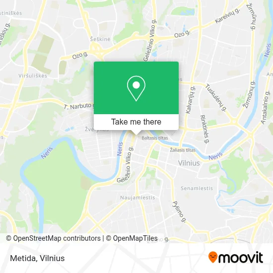 Metida map