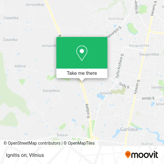 Ignitis on map