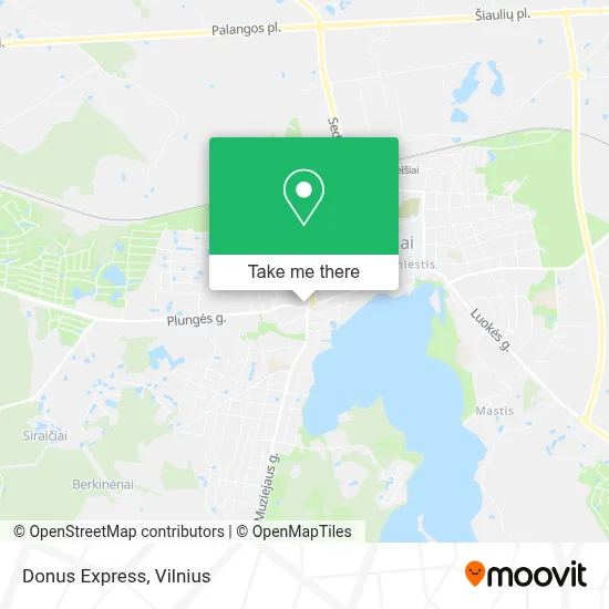 Donus Express map