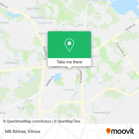MB Bitinas map
