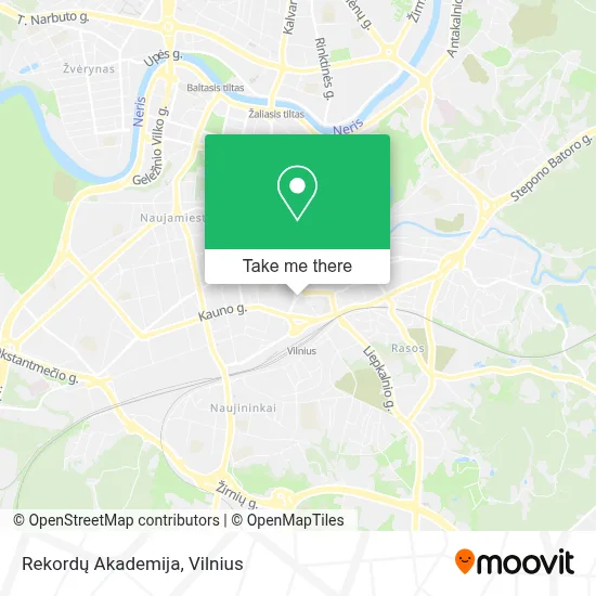 Rekordų Akademija map