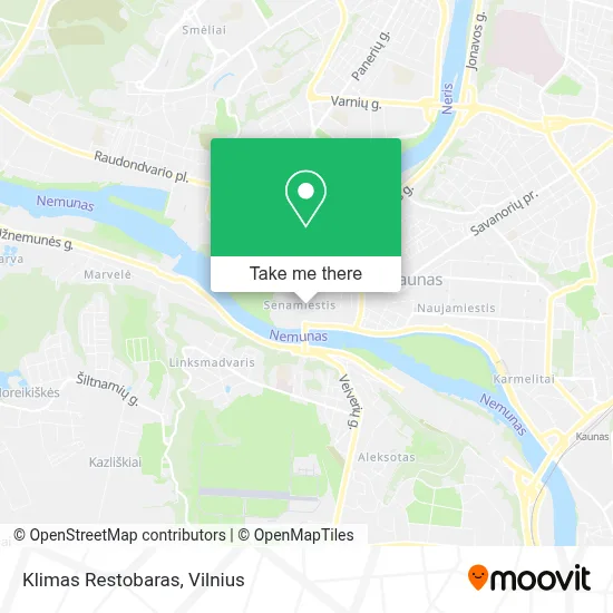 Klimas Restobaras map