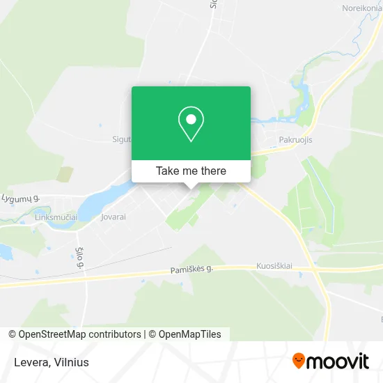 Levera map