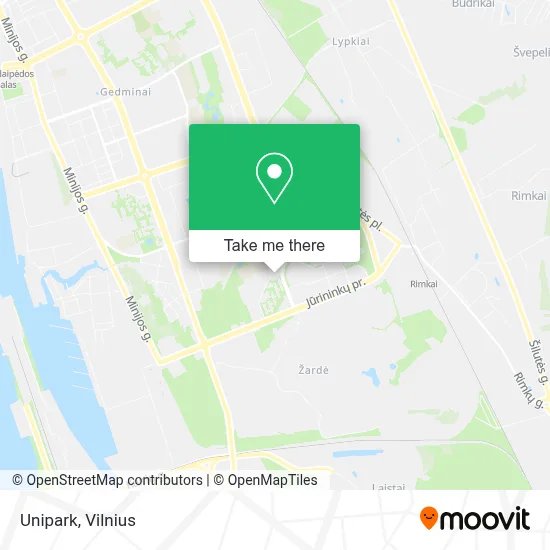 Unipark map