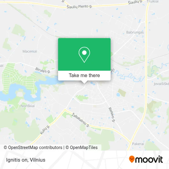 Ignitis on map