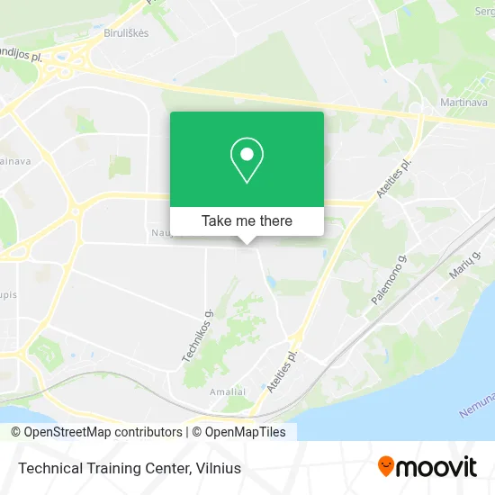 Technical Training Center map
