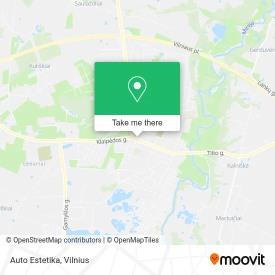 Auto Estetika map