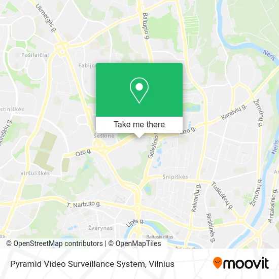 Pyramid Video Surveillance System map