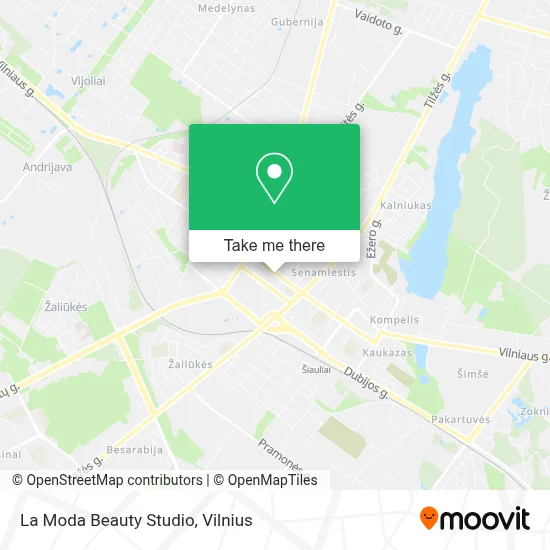 La Moda Beauty Studio map