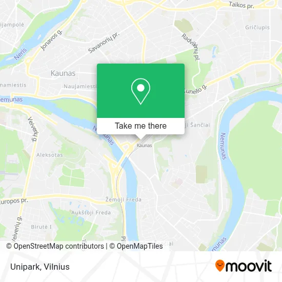 Unipark map