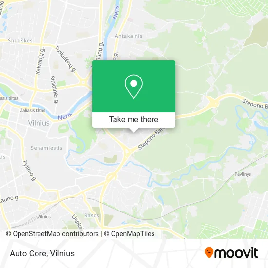 Auto Core map