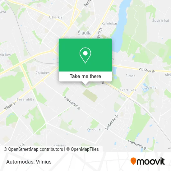 Automodas map