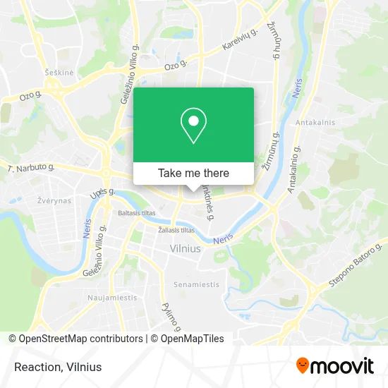 Reaction map
