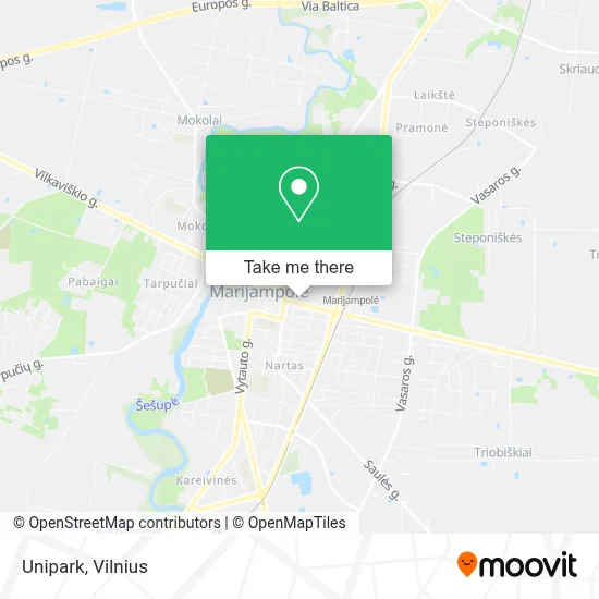 Unipark map