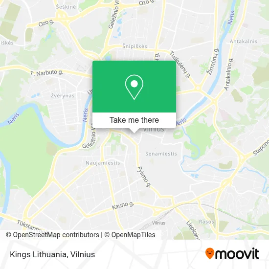 Kings Lithuania map
