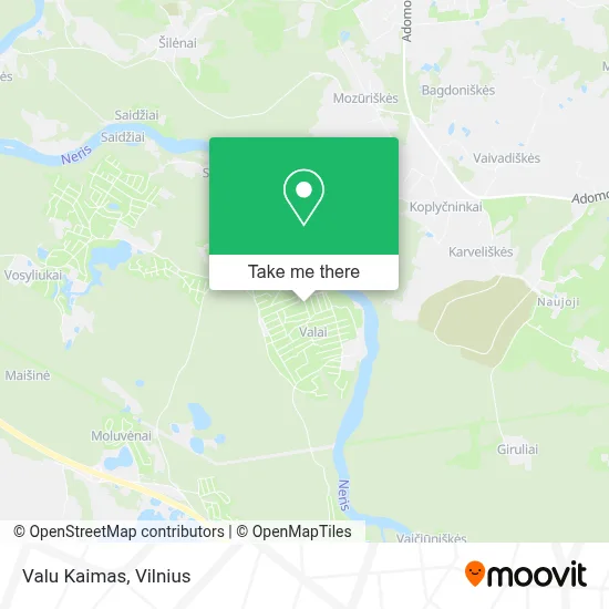 Valu Kaimas map