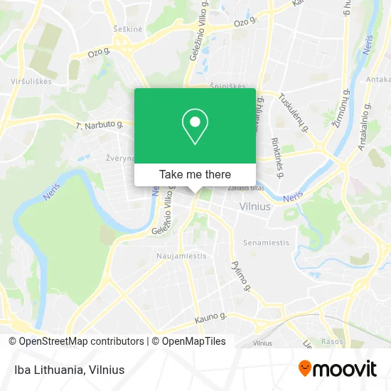 Iba Lithuania map