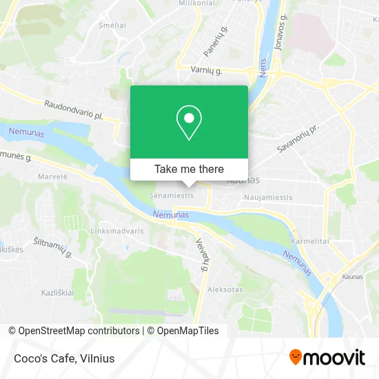 Coco's Cafe map