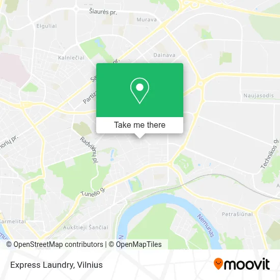 Express Laundry map