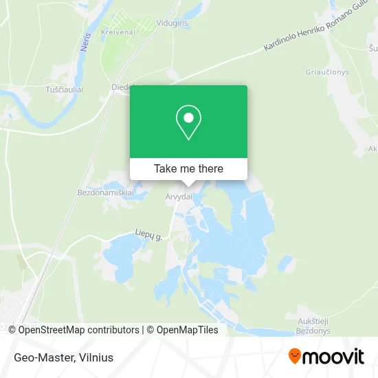 Geo-Master map