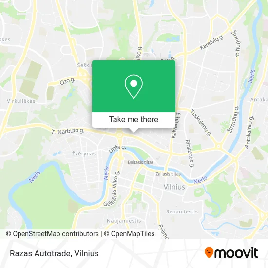 Razas Autotrade map
