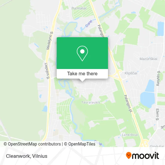 Cleanwork map