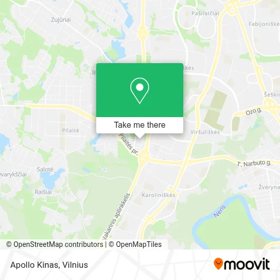 Apollo Kinas map