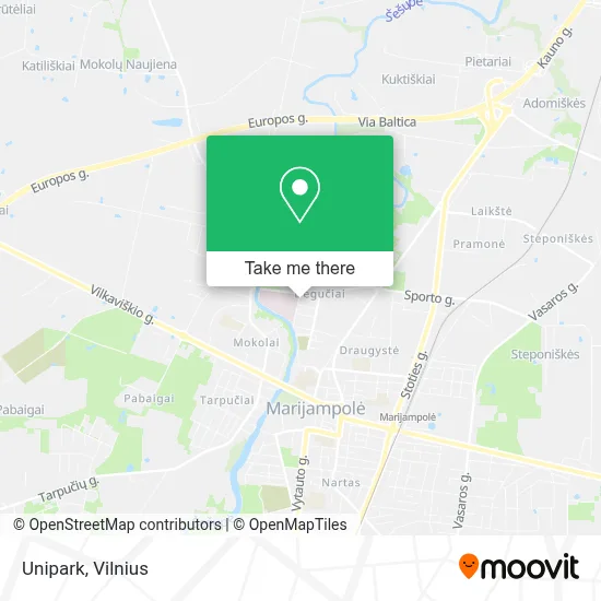Unipark map