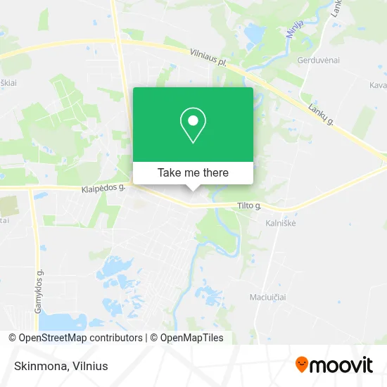 Skinmona map