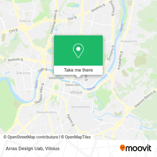 Arras Design Uab map