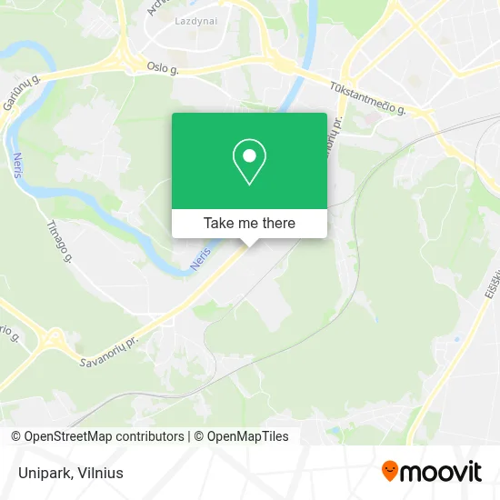 Unipark map