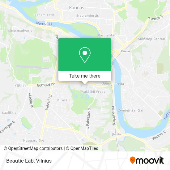 Beautic Lab map