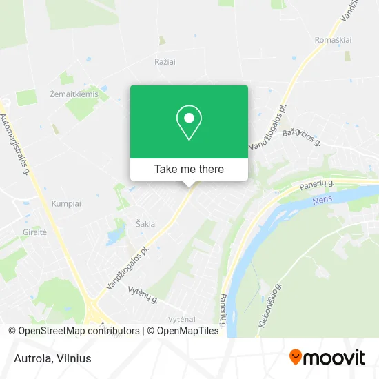 Autrola map