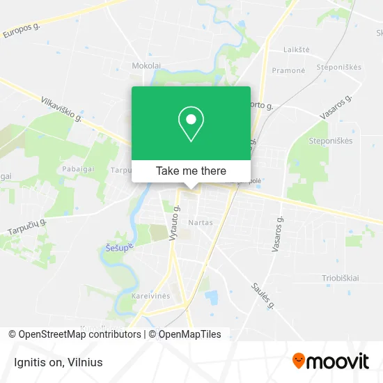 Ignitis on map