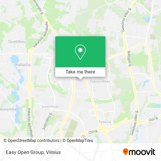Easy Open Group map