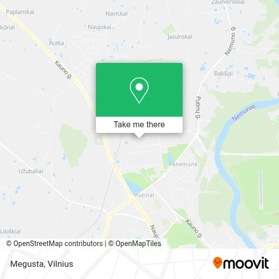 Megusta map