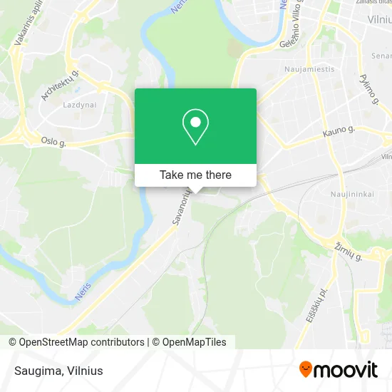 Saugima map