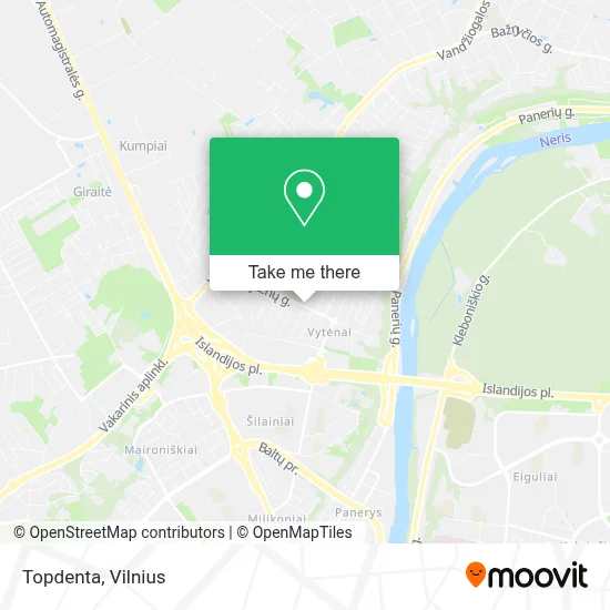 Topdenta map