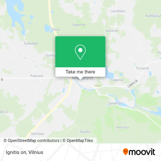 Ignitis on map